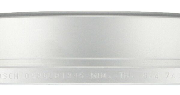 Bosch BOS-15011647~2 1 Pair of Bosch QuietCast Brake Discs / Rotors