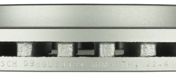 Bosch BOS-16010137~2 1 Pair of Bosch QuietCast Brake Discs / Rotors