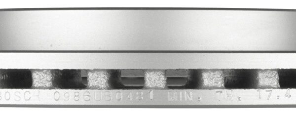 Bosch BOS-20010485~2 1 Pair of Bosch QuietCast Brake Discs / Rotors