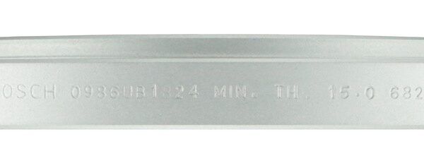 Bosch BOS-20011626~2 1 Pair of Bosch QuietCast Brake Discs / Rotors