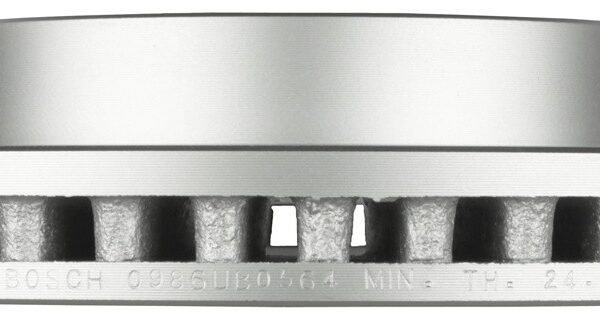 Bosch BOS-25010569~2 1 Pair of Bosch QuietCast Brake Discs / Rotors