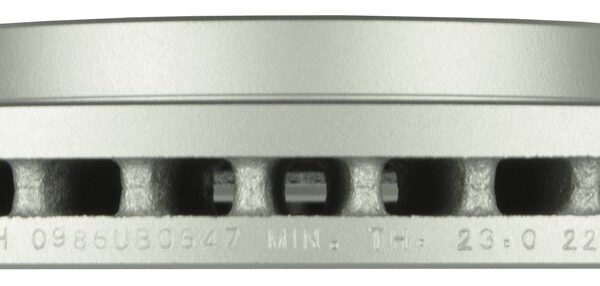 Bosch BOS-25010653~2 1 Pair of Bosch QuietCast Brake Discs / Rotors