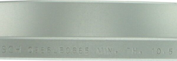 Bosch BOS-25010671~2 1 Pair of Bosch QuietCast Brake Discs / Rotors