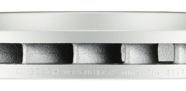 Bosch BOS-25011433~2 1 Pair of Bosch QuietCast Brake Discs / Rotors