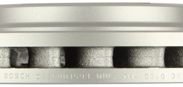 Bosch BOS-25011476~2 1 Pair of Bosch QuietCast Brake Discs / Rotors