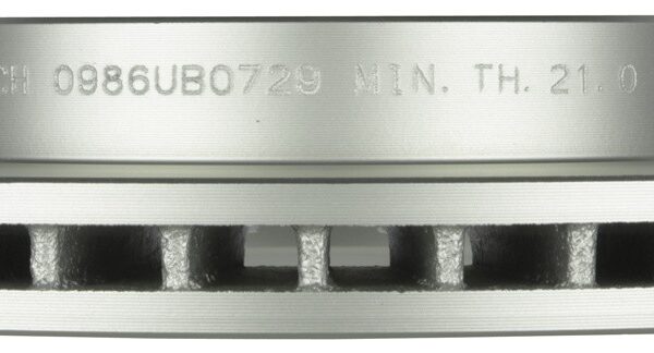 Bosch BOS-26010735~2 1 Pair of Bosch QuietCast Brake Discs / Rotors