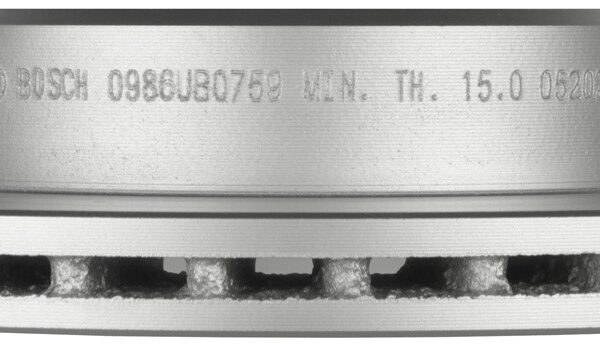 Bosch BOS-26010765~2 1 Pair of Bosch QuietCast Brake Discs / Rotors