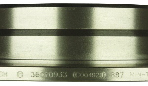 Bosch BOS-36010933~2 1 Pair of Bosch QuietCast Brake Discs / Rotors