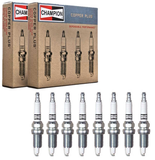 Champion CSP-121~8 Pack of 8 - Copper Plus Spark Plug RV8C