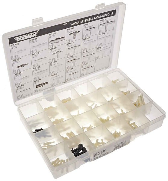 Dorman DOR-030-496 115 Piece 23 Sku Vacuum Tees/Connectors General Maintenance Tech Tray