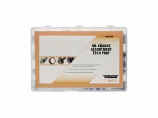 Dorman DOR-030-545 Oil Change Tech Tray  4 Pilot Point Plugs, 14 Gaskets And 6 Splash Shields