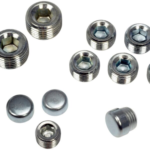 Dorman DOR-557-014 Chrysler Steel Expansion Plug Kit, 14 Expansion Plugs, 11 Pipe Plugs