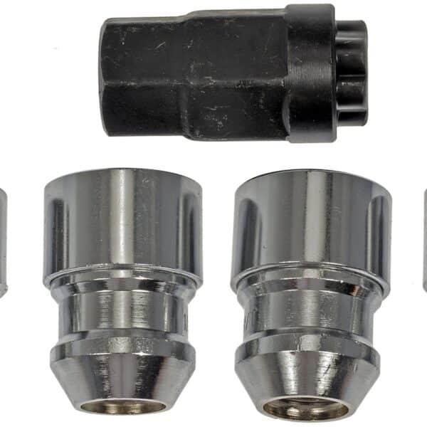 Dorman DOR-611-236FK Wheel Nut Kit M14-1.50 Flattop  Nut-22 mm Hex, 44.5 mm Length With Lock