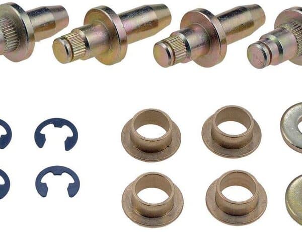 Dorman DOR-703-267 Door Hinge Pin And Bushing Kit - 4 Pins, 4 Bushings, 2 Washers And 4 Clips