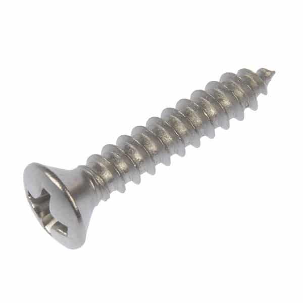 Dorman DOR-784-100 Self Tapping Screw-Stainless Steel-Oval Head-No. 6 x 1/2 In., 3/4 In.
