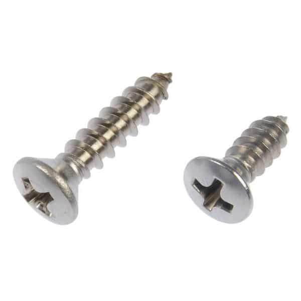 Dorman DOR-784-115 Self Tapping Screw-Stainless Steel-Oval Head-No. 8 x 1/2 In., 3/4 In.