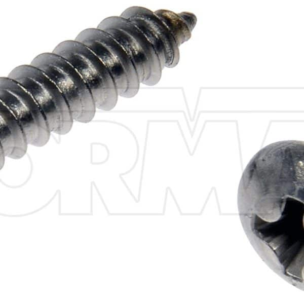 Dorman DOR-784-125D Self Tapping Screws - Stainless Steel - Pan Head - No.8 X 1/2 In., 3/4 In.