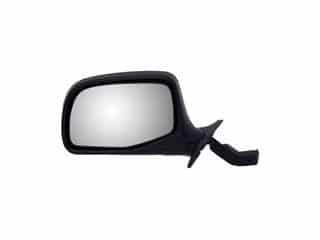 Dorman DOR-955-227 Side View Mirror - Left , Manual, Paddle Design, Black and Chrome