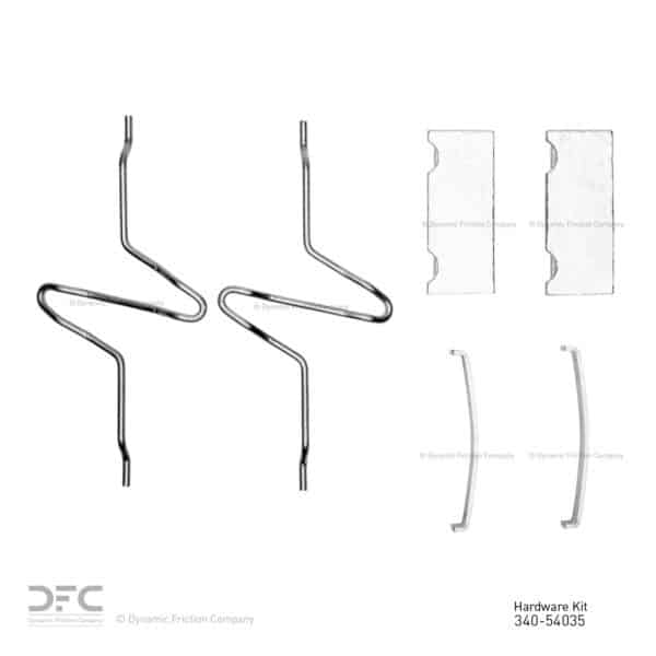 DYN-340-54035 DFC Disc Brake Hardware Kit