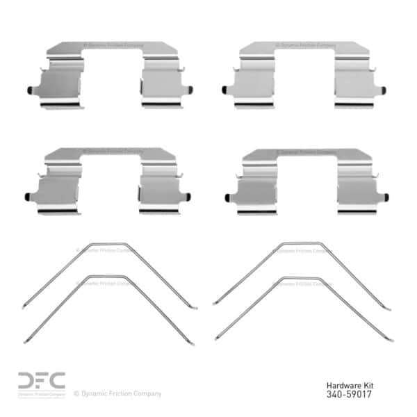 DYN-340-59017 DFC Disc Brake Hardware Kit