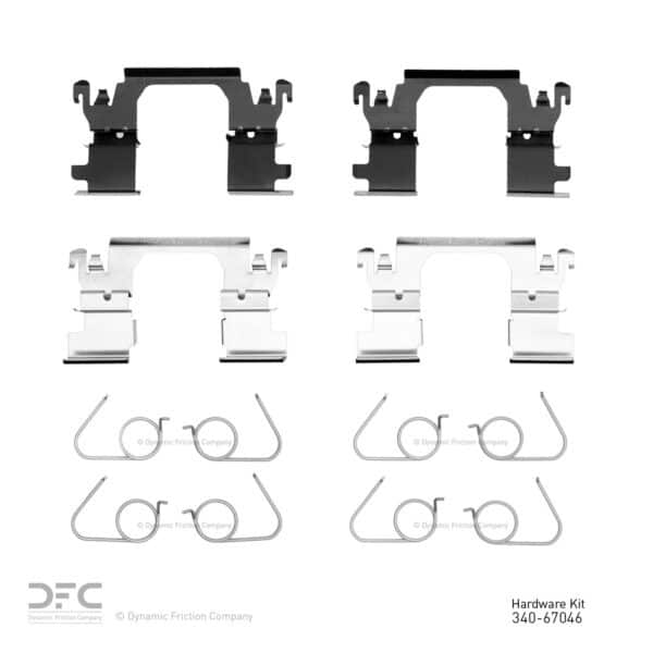 DYN-340-67046 DFC Disc Brake Hardware Kit