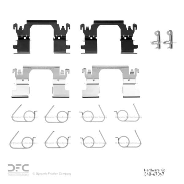 DYN-340-67047 DFC Disc Brake Hardware Kit