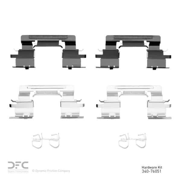 DYN-340-76051 DFC Disc Brake Hardware Kit