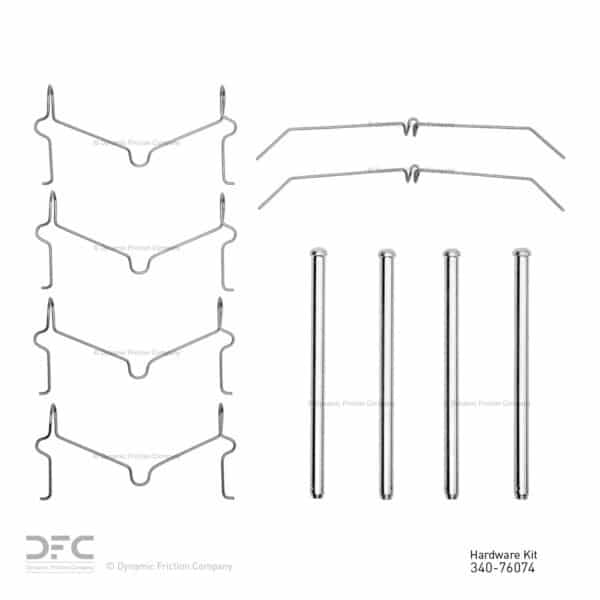 DYN-340-76074 DFC Disc Brake Hardware Kit