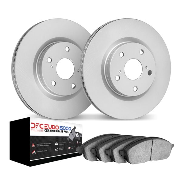 DYN-4602-31091 DFC Geospec Rotors with EURO 5000 Ceramic Brake Pads