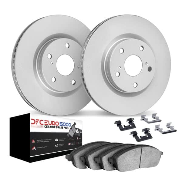 DYN-4612-45010 DFC Geospec Rotors with EURO 5000 Ceramic Brake Pads includes Hardware
