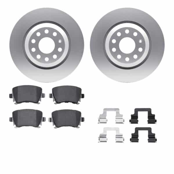 DYN-4612-74020 DFC Geospec Rotors with EURO 5000 Ceramic Brake Pads includes Hardware