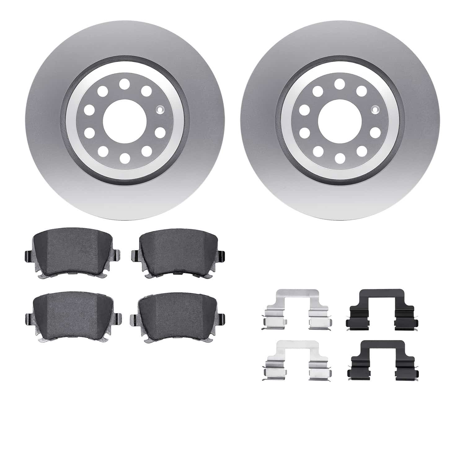 DYN-4612-74020 DFC Geospec Rotors with EURO 5000 Ceramic Brake Pads includes Hardware