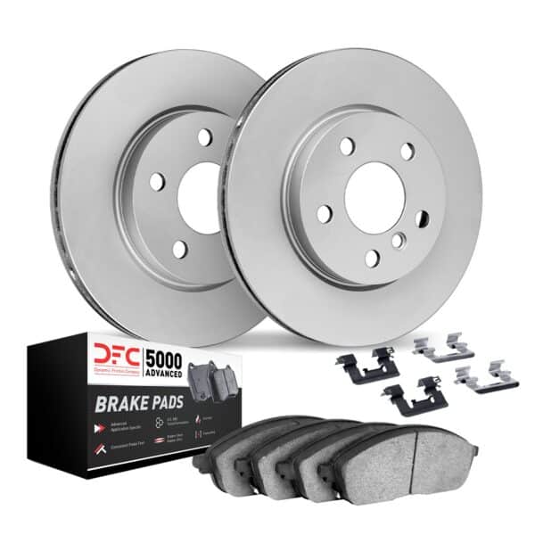 DYN-9512-74041 DFC Hi-Carbon Rotors w/5000 Brake Pads & HW Kit