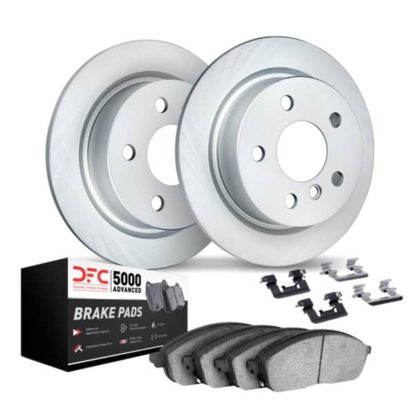 DYN-9512-74058 DFC Hi-Carbon Rotor w/5000 Brake Pads & HW Kit