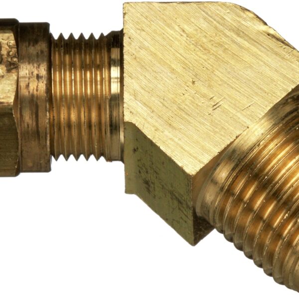 Gates G321020604 Air Brake to Male Pipe - 45 (Nylon Tubing Compression)