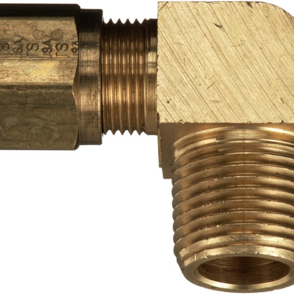 Gates G321040404 Air Brake to Male Pipe - 90 (Nylon Tubing Compression)