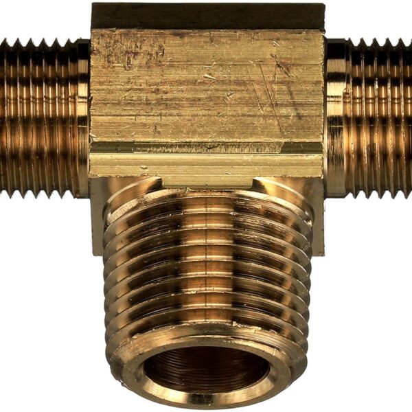 Gates G321340404 Air Brake Branch Tee to Male Pipe (Nylon Tubing Compression)