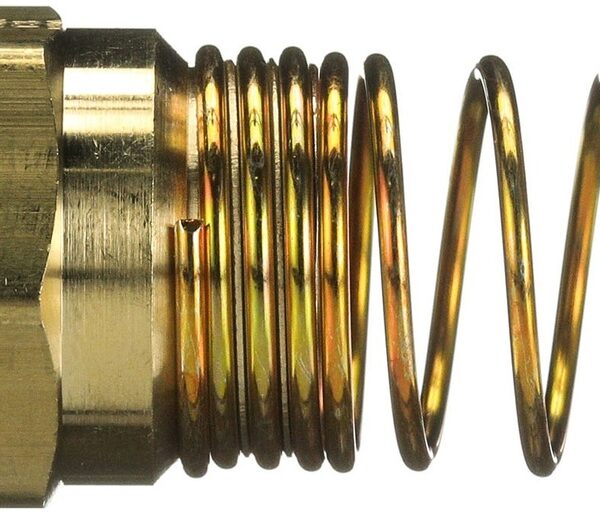 Gates G331100606 Air Brake to Male Pipe with Spring Guard Coupling for Rubber Hose