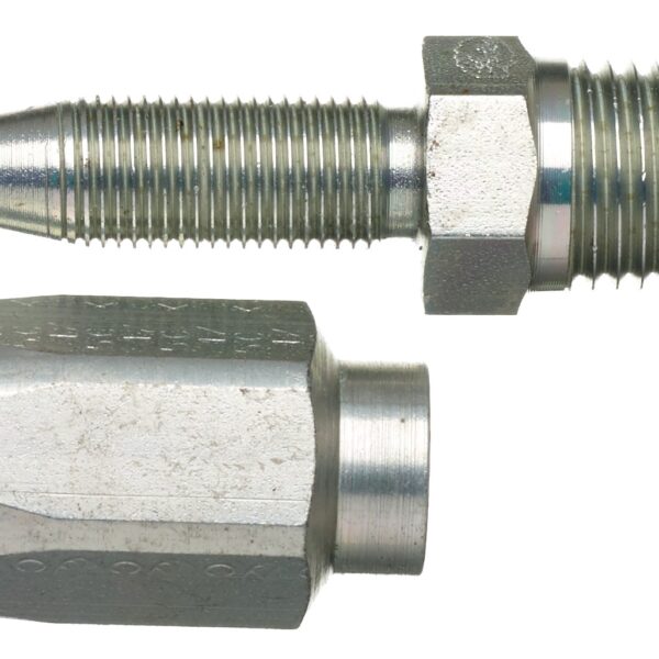Gates G341000604 Male Pipe (NPTF - 30 Cone Seat) - Steel (C5CXH, C5C, C5D & C5M Hose)