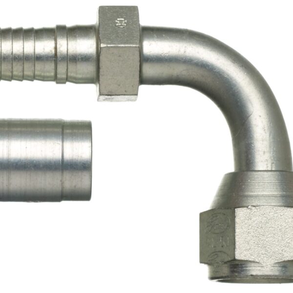 Gates G40179-1010 Female JIC 37 Flare Swivel - 90 Bent Tube - Steel (C14)