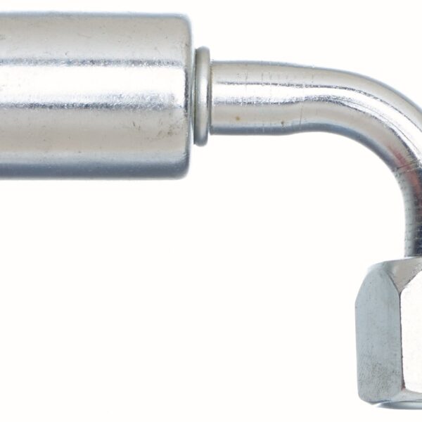 Gates G45205-1010S Female SAE 45 Flare Swivel - 90 Bent Tube - Steel (PolarSeal ACA)