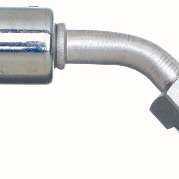 Gates G455841010 Male SAE Tube O-Ring Nut - 45 Bent Tube - Aluminum (PolarSeal ACA)