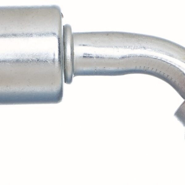 Gates G45591-1008 Female SAE Tube O-Ring Nut Swivel - 45 Bent Tube - Aluminum (PolarSeal ACA)
