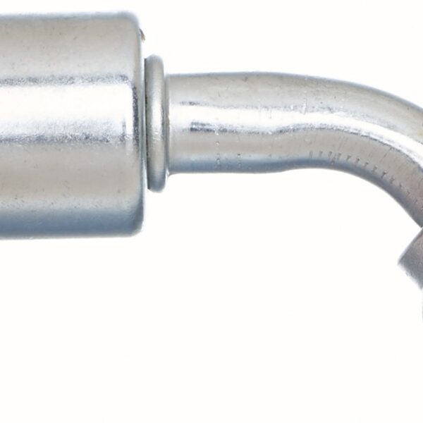 Gates G455910808 Female SAE Tube O-Ring Nut Swivel - 45 Bent Tube - Aluminum (PolarSeal ACA)