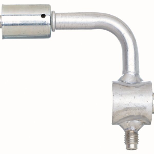 Gates G459621008 Compressor Block-Single Reverse w/Switch or Service Port-90 Bent Tube-Aluminum
