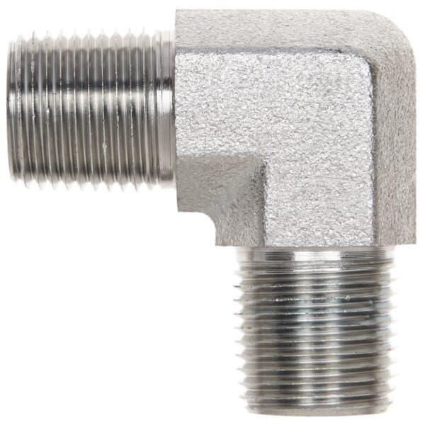 Gates G601150404 Male Pipe NPTF to Male Pipe NPTF - 90 (SAE to SAE)
