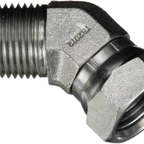 Gates G601421212 Male Pipe NPTF to Female Pipe Swivel NPSM - 45 (SAE to SAE)