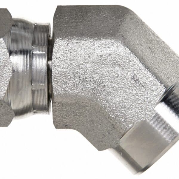 Gates G601620606 Female Pipe NPTF to Female Pipe Swivel NPSM - 45 (SAE to SAE)