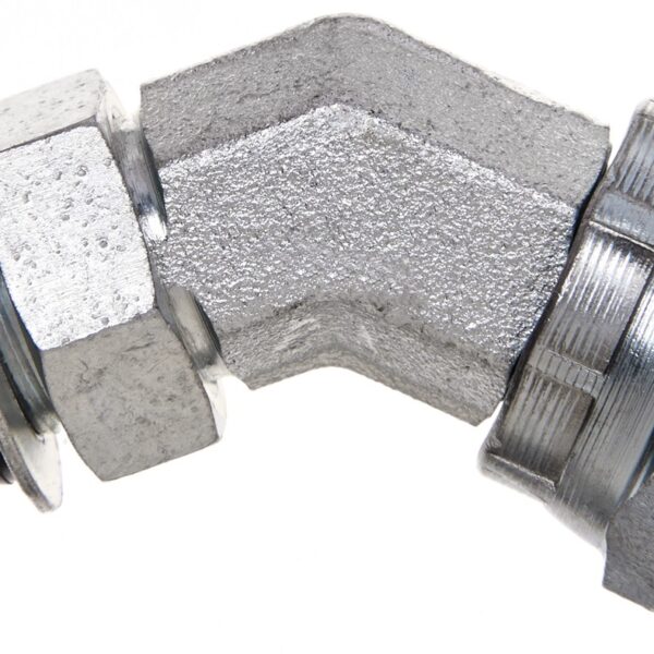 Gates G602871008 Male O-Ring Boss to Female Pipe Swivel NPSM - 45 (SAE to SAE)