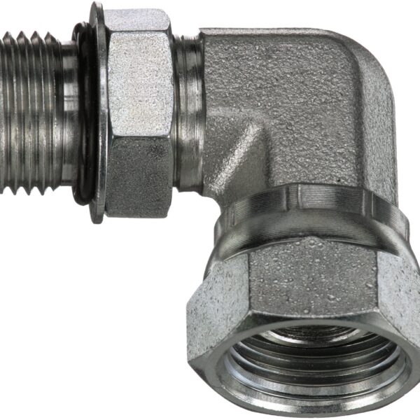Gates G602890808 Male O-Ring Boss to Female Pipe Swivel NPSM - 90 (SAE to SAE)